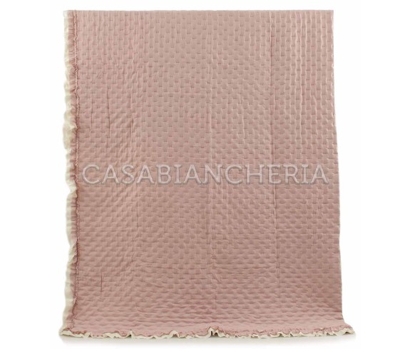 Casabiancheria.it | Copriletto trapuntato con volant Rochelle