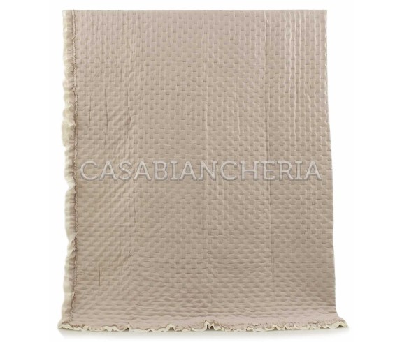 Casabiancheria.it | Copriletto trapuntato con volant Rochelle