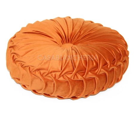 Casabiancheria.it | Cuscino arredo tondo con imbottitura Imperial cuscino decorativo tondo in velluto