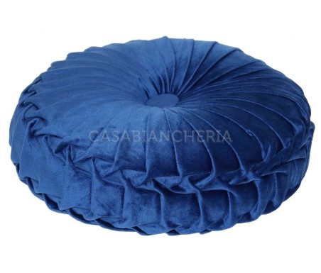 Casabiancheria.it | Cuscino arredo tondo con imbottitura Imperial cuscino decorativo tondo in velluto