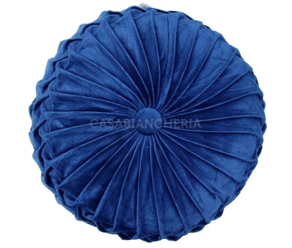 Casabiancheria.it | Cuscino arredo tondo con imbottitura Imperial cuscino decorativo tondo in velluto