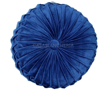 Casabiancheria.it | Cuscino arredo tondo con imbottitura Imperial cuscino decorativo tondo in velluto