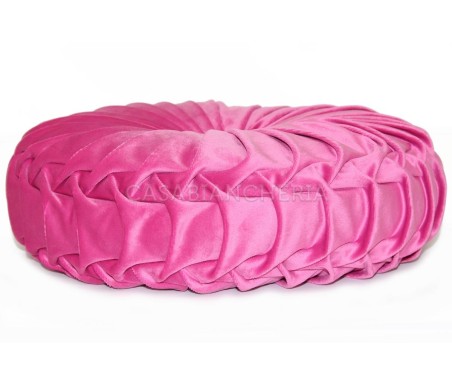 Casabiancheria.it | Cuscino arredo tondo con imbottitura Imperial cuscino decorativo tondo in velluto