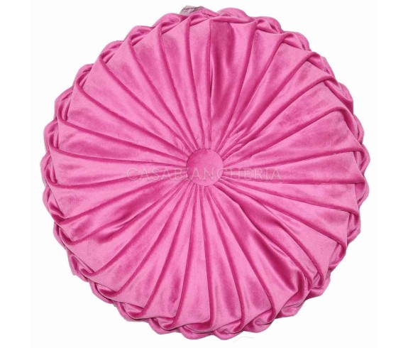 Casabiancheria.it | Cuscino arredo tondo con imbottitura Imperial cuscino decorativo tondo in velluto