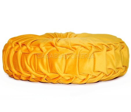 Casabiancheria.it | Cuscino arredo tondo con imbottitura Imperial cuscino decorativo tondo in velluto