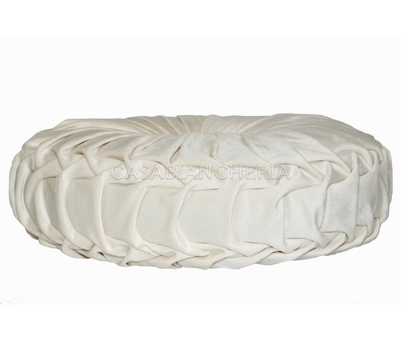 Casabiancheria.it | Cuscino arredo tondo con imbottitura Imperial cuscino decorativo tondo in velluto