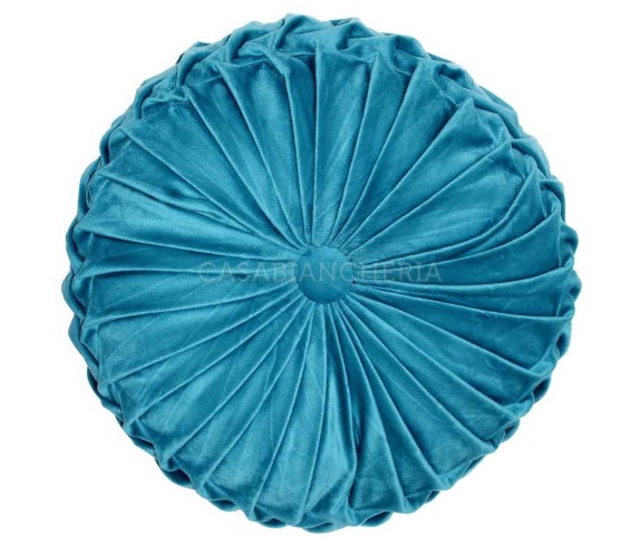 Casabiancheria.it | Cuscino arredo tondo con imbottitura Imperial cuscino decorativo tondo in velluto