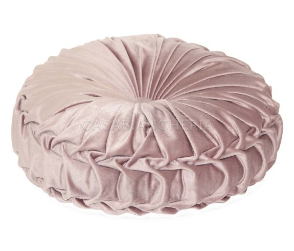 Casabiancheria.it | Cuscino arredo tondo con imbottitura Imperial cuscino decorativo tondo in velluto