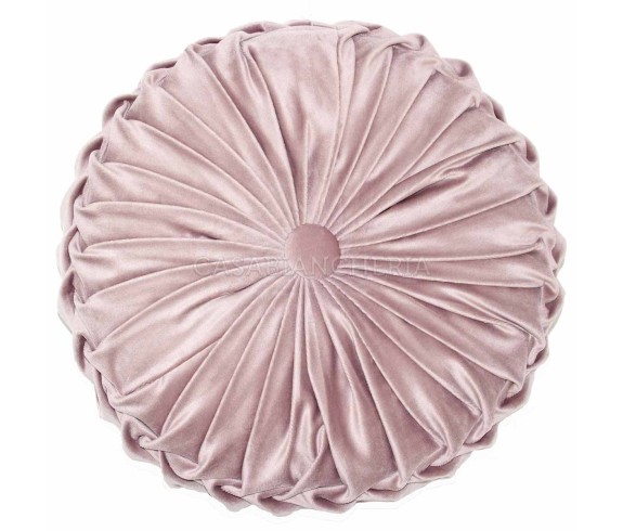 Casabiancheria.it | Cuscino arredo tondo con imbottitura Imperial cuscino decorativo tondo in velluto