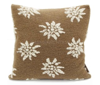 Casabiancheria.it | Cuscino arredo di lana cotta con imbottitura Edelweiss cuascino decorativo in lana cotta 2