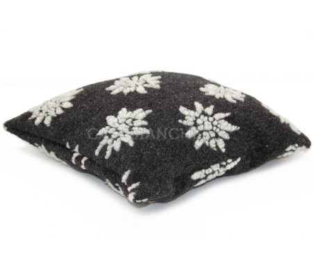 Casabiancheria.it | Cuscino arredo di lana cotta con imbottitura Edelweiss cuascino decorativo in lana cotta