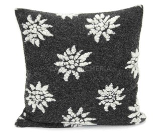 Casabiancheria.it | Cuscino arredo di lana cotta con imbottitura Edelweiss cuascino decorativo in lana cotta