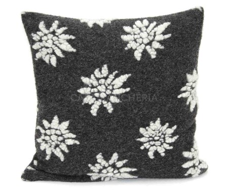 Casabiancheria.it | Cuscino arredo di lana cotta con imbottitura Edelweiss cuascino decorativo in lana cotta