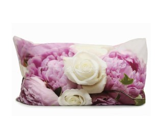 Casa Biancheria | Federa per guanciale a stampa digitale Candidi Boccioli federe cuscini letto  amazon