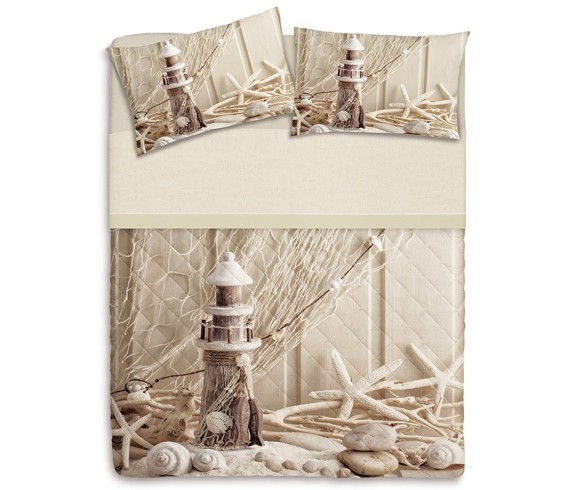 Federa Faro shabby stampa digitale - Casabiancheria