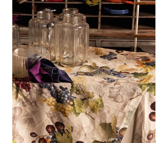 Casabiancheria.it | Tovaglia di lino Tessitura Toscana Doucers tovaglie in lino rettangolaroi tonde quadrate tessitura toscana