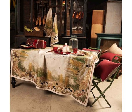 Casabiancheria.it | Tovaglia di lino Tessitura Toscana Walser tovaglie in lino rettangolari quadrate