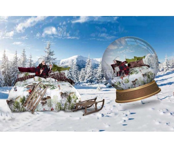 Tessitura Toscana Telerie | Casabiancheria.it Parure copripiumino Tessitura Toscana Funes Baita copripiumini matrimoniali e sing