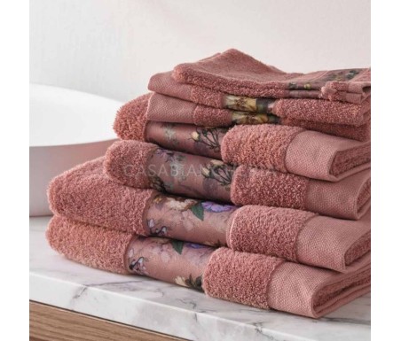 Casabiancheria.it | Coppia asciugamani di spugna Essenza Home Fleur set asciugamani in spugna amazon