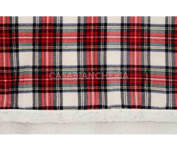 Casabiancheria.it | Plaid e coperta di pile agnellato Scotland coperte in pile amazon singolo matrimoniale