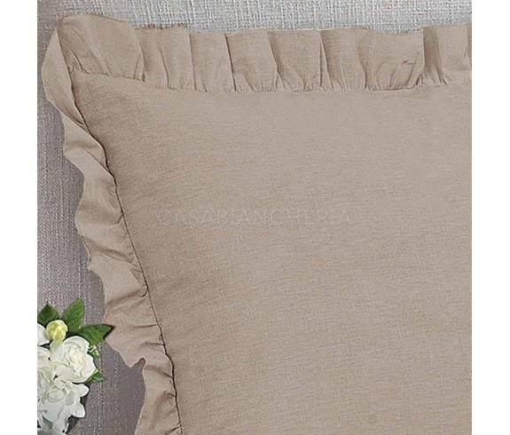 Casabiancheria.it | Parure copripiumino matrimoniale Frill copripiumino con gala 