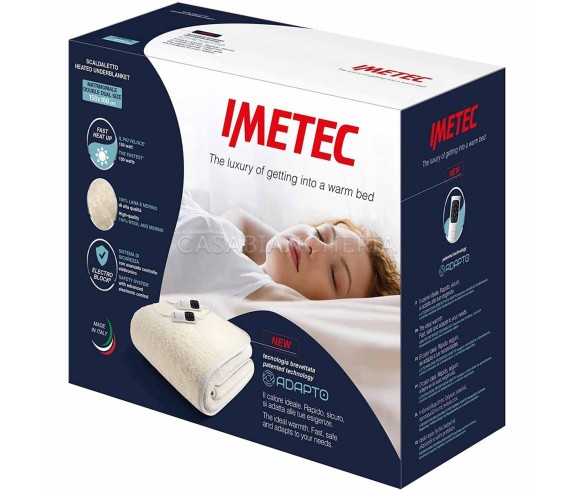 Casabiancheria.it | Scaldasonno Imetec Adapto 100% lana e merino scaldaletto imetec in lana e merino