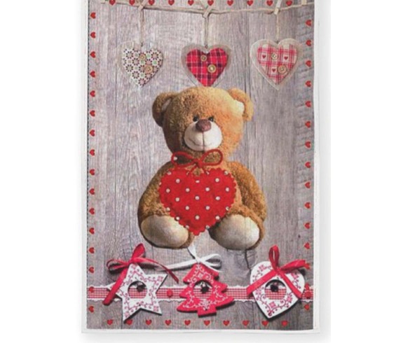 Casa Biancheria | Strofinaccio natalizio Jodel set 6 pezzi strofinacci natalizi di spugna