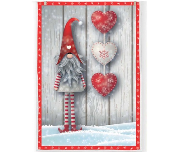 Casa Biancheria | Strofinaccio natalizio Jodel set 6 pezzi strofinacci natalizi di spugna