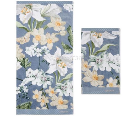 Casabiancheria.it | Coppia asciugamani di spugna Essenza Home Rosalee asciugamani in spugna amazon