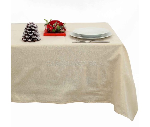 Casabiancheria.it | Tovaglia natalizia Lurex Flare tovaglie di natale x6 x12