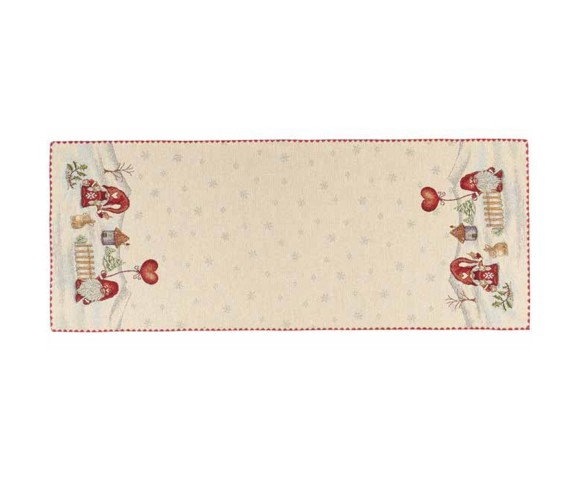 Casabiancheria.it | Centrotavola e runner natalizio di gobelin Elfi arredi natalizi amazon