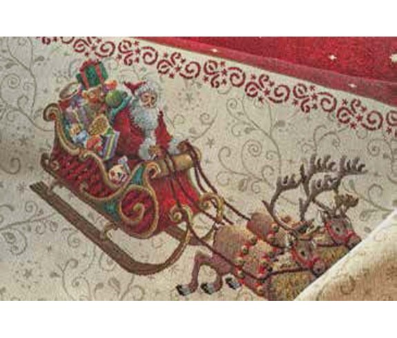 Casabiancheria.it | Centrotavola e runner natalizio di gobelin Noel tessili di natale per la tavola