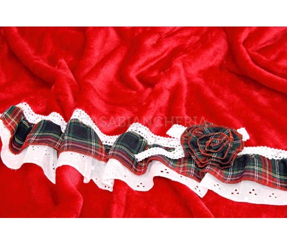 Casabiancheria.it | Plaid e coperta di pile natalizio Balza Tartan plaid in pile natalizio amazon