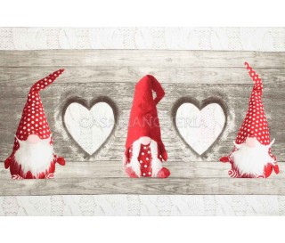 Casabiancheria.it | Completo lenzuola di flanella Gnomi lenzuola in flanella singoli 1 piazza e mezza 2