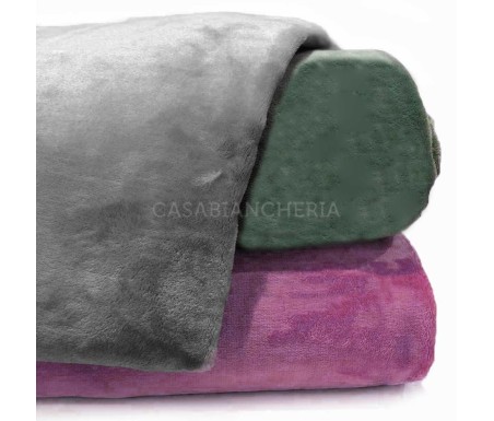 Casabiancheria.it | Plaid e coperta di pile in microfibra Jolie Tinta Unita plaid in pile amazon