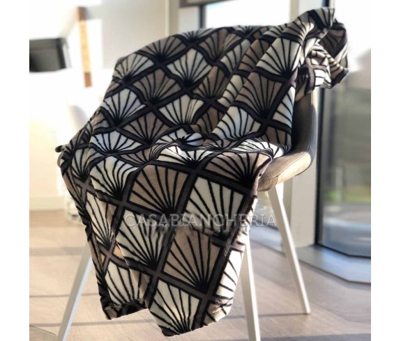 Casabiancheria.it | Plaid e coperta di pile in microfibra Jolie Ventaglio plaid in pile amazon