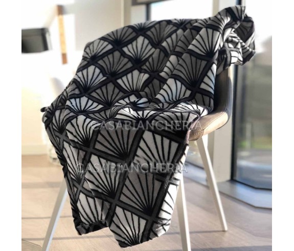 Casabiancheria.it | Plaid e coperta di pile in microfibra Jolie Ventaglio plaid in pile amazon