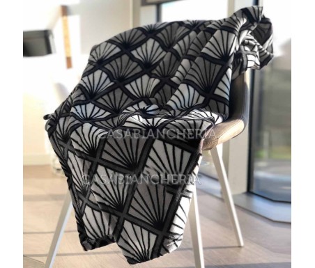 Casabiancheria.it | Plaid e coperta di pile in microfibra Jolie Ventaglio plaid in pile amazon