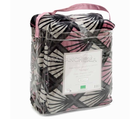 Casabiancheria.it | Plaid e coperta di pile in microfibra Jolie Ventaglio plaid in pile amazon