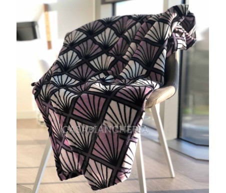 Casabiancheria.it | Plaid e coperta di pile in microfibra Jolie Ventaglio plaid in pile amazon