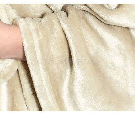 Casabiancheria.it | Plaid Tv con maniche Carol  plaid di pile da divano con maniche