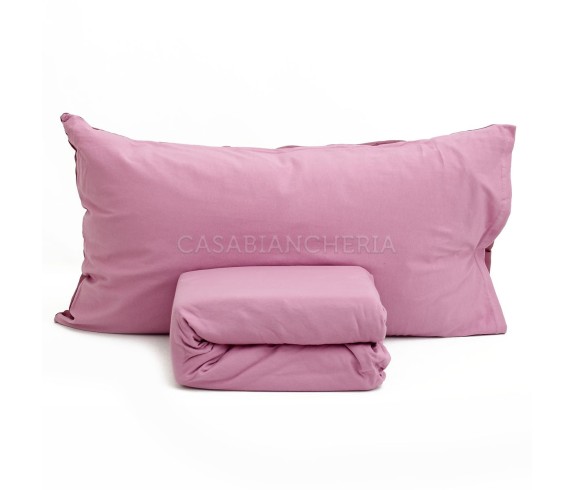 Casabiancheria.it | Completo copripiumino matrimoniale Logan in jersey di cotone copripiumini in jersey di cotone