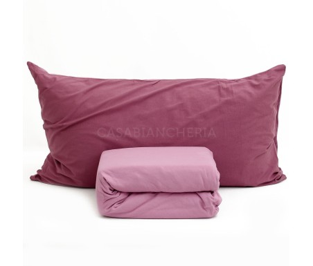 Casabiancheria.it | Completo copripiumino matrimoniale Logan in jersey di cotone copripiumini in jersey di cotone