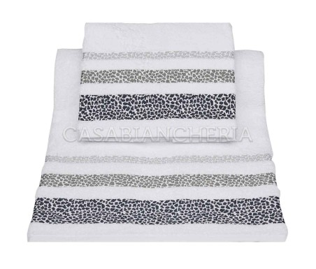 Casabiancheria.it | 3 Coppie asciugamano e ospite Ivana set asciugamani di spugna
