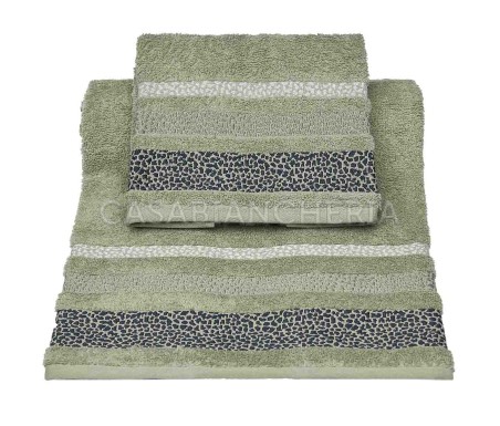 Casabiancheria.it | 3 Coppie asciugamano e ospite Ivana set asciugamani di spugna