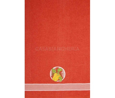 Casabiancheria.it | Strofinaccio di spugna Clarissa set 6 pezzi strofinacci di spugna ricamati