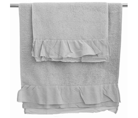 Casabiancheria.it | Coppia asciugamani di spugna Mia set asciugamano viso e ospite 