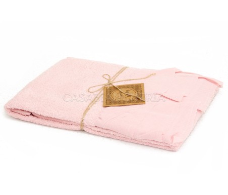 Casabiancheria.it | Coppia asciugamani di spugna Mia set asciugamano viso e ospite 