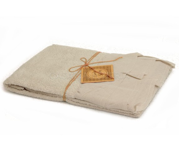 Casabiancheria.it | Coppia asciugamani di spugna Mia set asciugamano viso e ospite 