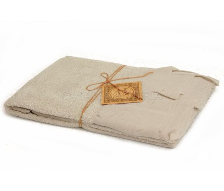 Casabiancheria.it | Coppia asciugamani di spugna Mia set asciugamano viso e ospite 